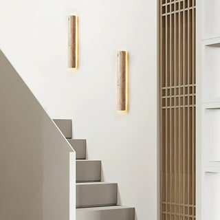 Zemara Moderne Minimaliste Lange Travertin Applique Murale
