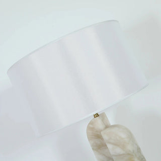 Stele Green Alabaster Table Lamp-Neutral Decor