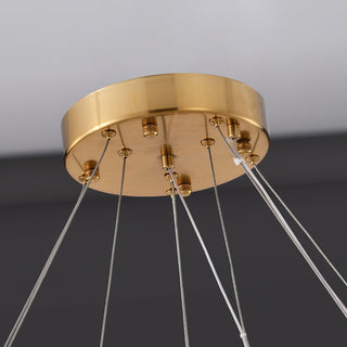 Lustra Lustre Cristal avec Cadre Doré
