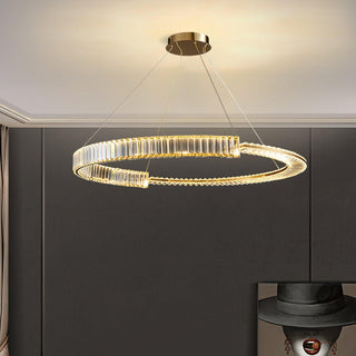Lustra Lustre Stella Anneau Cristal LED-Luire