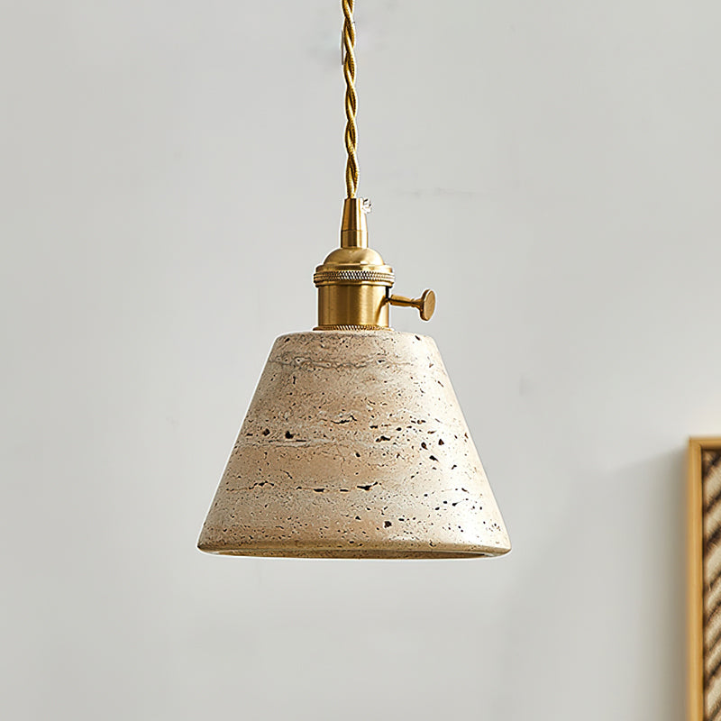 The Stella Pendant Light shown turned off, emphasizing its sculptural quality.