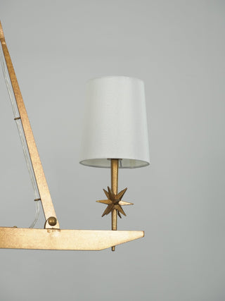 Lynve Lustre Élégant Stellaire Linéaire en Laiton