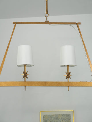 Lynve Lustre Élégant Stellaire Linéaire en Laiton