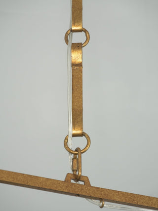 Lynve Lustre Élégant Stellaire Linéaire en Laiton