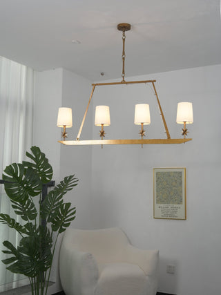 Lynve Lustre Élégant Stellaire Linéaire en Laiton