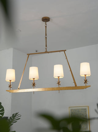 Lynve Lustre Élégant Stellaire Linéaire en Laiton
