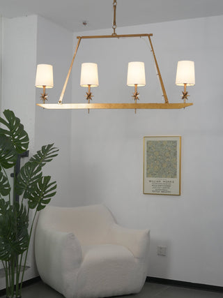 Lynve Lustre Élégant Stellaire Linéaire en Laiton