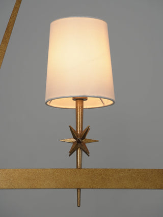 Lynve Lustre Élégant Stellaire Linéaire en Laiton