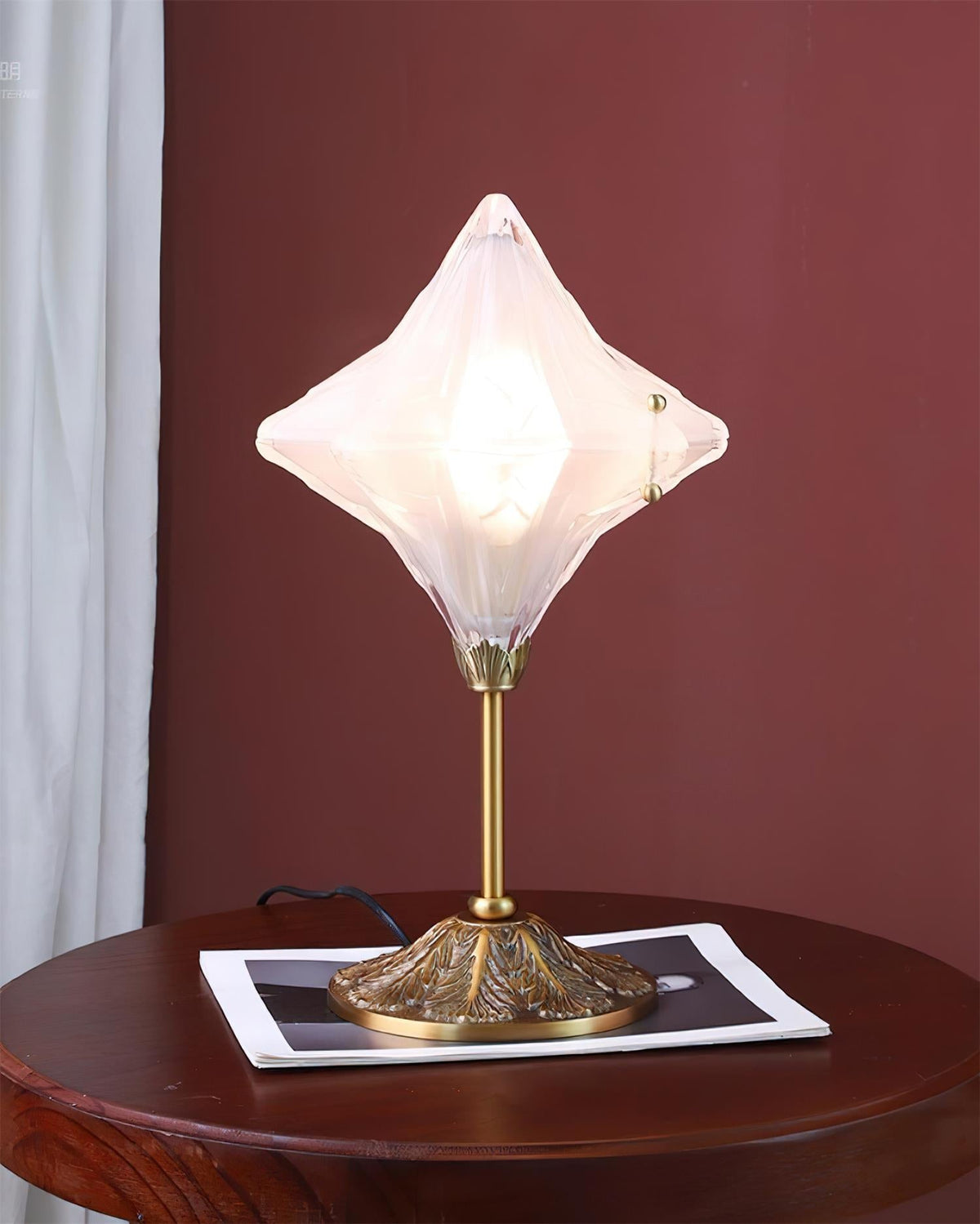 Lampe de Table en Travertin