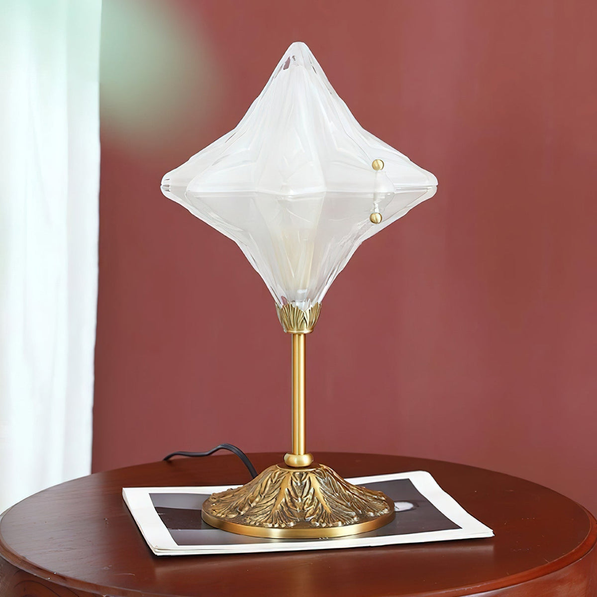 Lampe de Table en Travertin