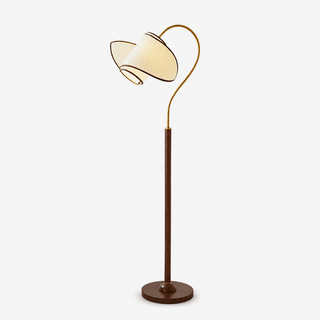 Stelmo Curved Neck Floor Lamp-Neutral Decor