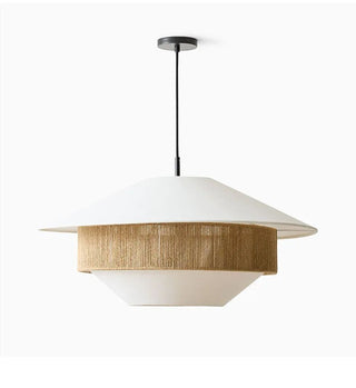 Solis Suspension Moderne en Tissu