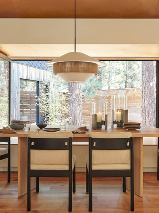 Solis Suspension Moderne en Tissu