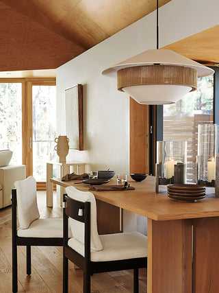 Solis Suspension Moderne en Tissu