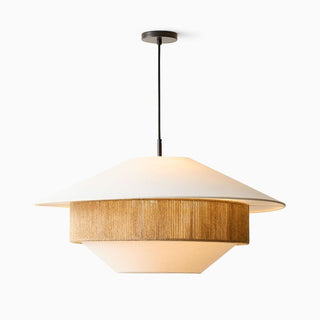 Solis Suspension Moderne en Tissu