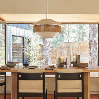 Solis Suspension Moderne en Tissu