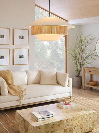 Solis Suspension Moderne en Tissu