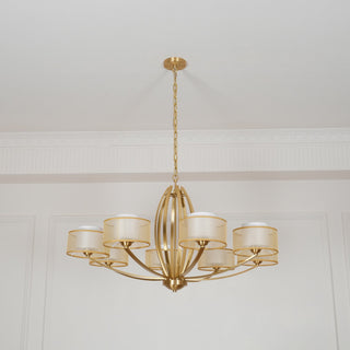 Lyvelus Postmodern Luxe Laiton Tissu Lustre