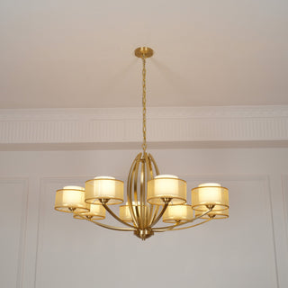 Lyvelus Postmodern Luxe Laiton Tissu Lustre