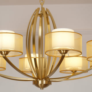 Lyvelus Postmodern Luxe Laiton Tissu Lustre