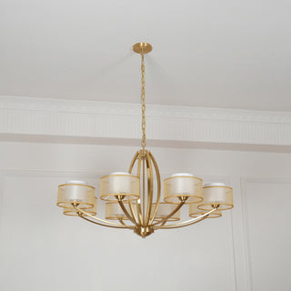 Lyvelus Postmodern Luxe Laiton Tissu Lustre
