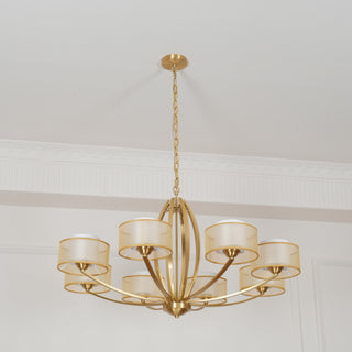Lyvelus Postmodern Luxe Laiton Tissu Lustre