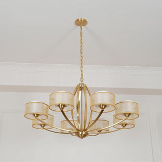 Lyvelus Postmodern Luxe Laiton Tissu Lustre