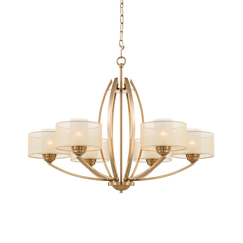 Lyvelus Postmodern Luxe Laiton Tissu Lustre