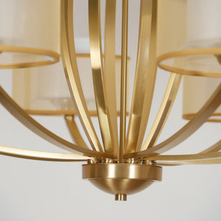 Lyvelus Postmodern Luxe Laiton Tissu Lustre