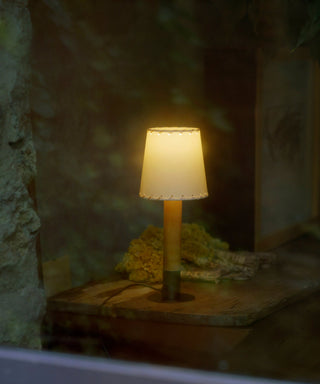 Stitched Table Lamp-Neutral Decor