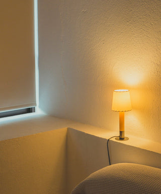 Stitched Table Lamp-Neutral Decor