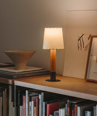 Stitched Table Lamp-Neutral Decor