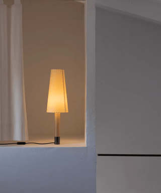 Stitched Table Lamp-Neutral Decor