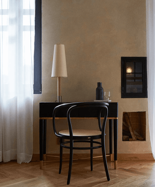 Stitched Table Lamp-Neutral Decor