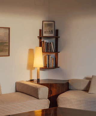 Stitched Table Lamp-Neutral Decor