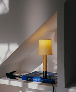 Stitched Table Lamp-Neutral Decor