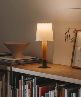 Stitched Table Lamp-Neutral Decor