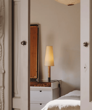 Stitched Table Lamp-Neutral Decor