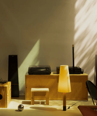 Stitched Table Lamp-Neutral Decor