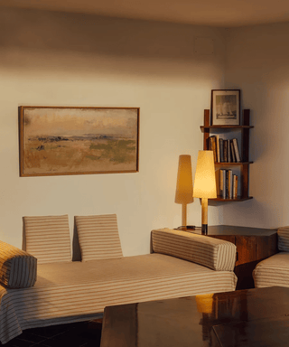 Stitched Table Lamp-Neutral Decor