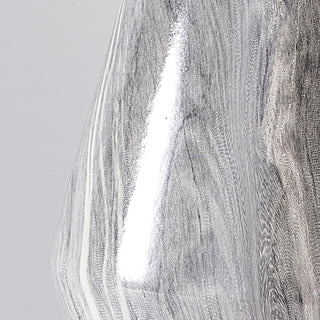 Elysian Lampe de Table en Marbre Blanc Et Noir