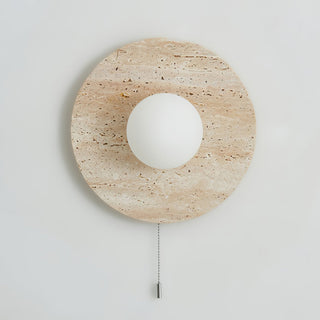 Vephair Bol-Cadre Travertin Luminaire Mural
