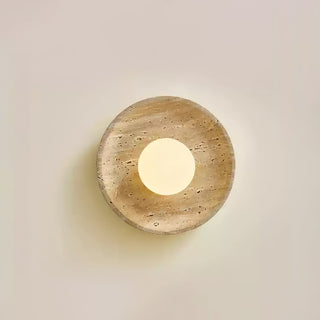 Vephair Bol-Cadre Travertin Luminaire Mural