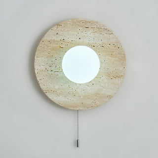 Vephair Bol-Cadre Travertin Luminaire Mural