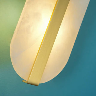 Calura Lampe Murale Double en Albâtre