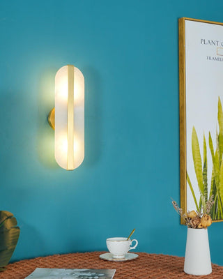 Calura Lampe Murale Double en Albâtre