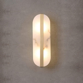 Calura Lampe Murale Double en Albâtre