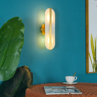 Calura Lampe Murale Double en Albâtre
