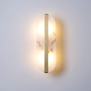 Calura Lampe Murale Double en Albâtre