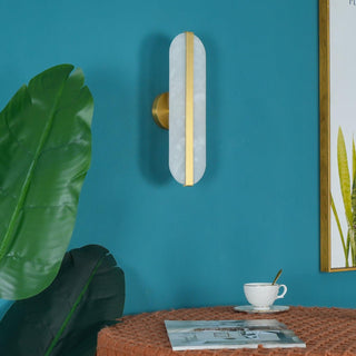 Calura Lampe Murale Double en Albâtre